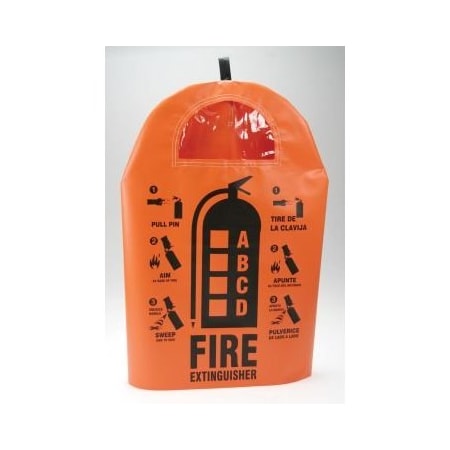 Accuform BILINGUAL FIRE EXTINGUISHER TAGSCOVERS SBPCF468 SBPCF468